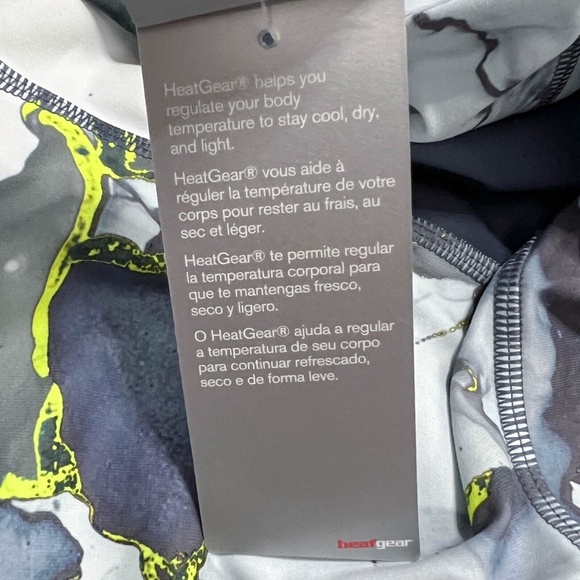 Under Armour Women HeatGear Training Crop Tight 1320551-497 Blue Ink NWT Size XL - Picture 7 of 12